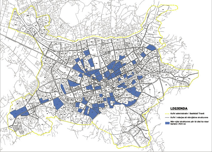 Tirana:Zonat ku do ndërtohet |Revista Monitor