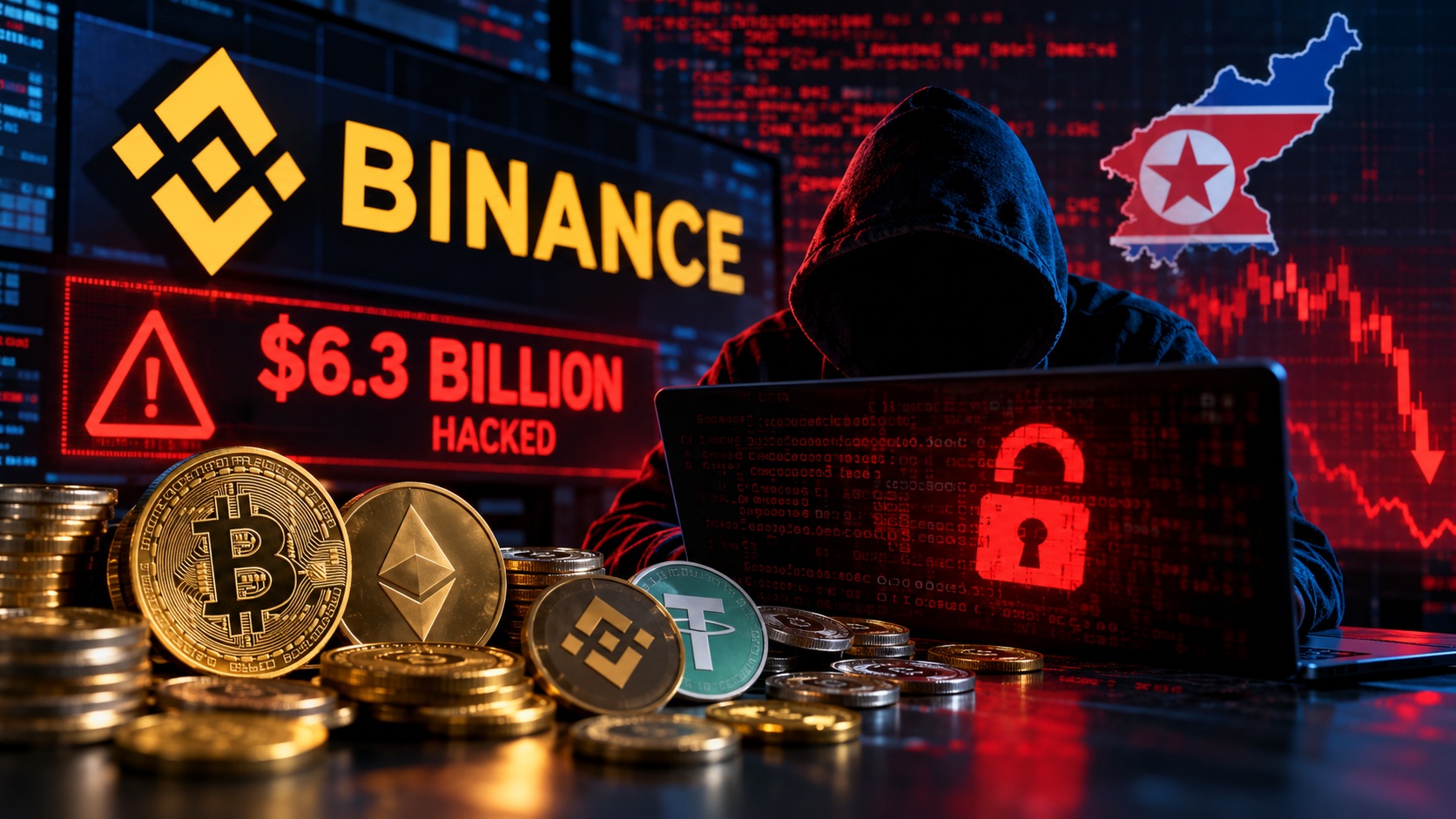 Foto nga burimi: Hakerat vjedhin 6.3 miliardë dollarë nga Binance, grabitja më e madhe e kriptomonedhave në histori