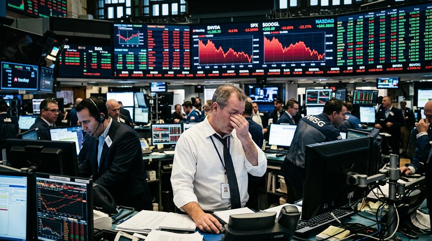 Foto nga burimi: Bursat globale në rënie, nafta shtrenjtohet mes pasigurisë për investimet në AI