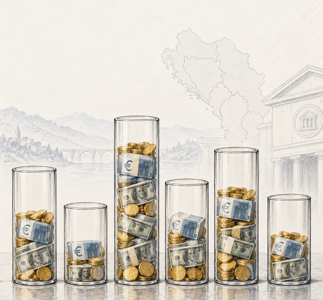 Foto nga burimi: Rezervat valutore të Rajonit arrijnë në rreth 62 miliardë dollarë, Shqipëria rritje rekord